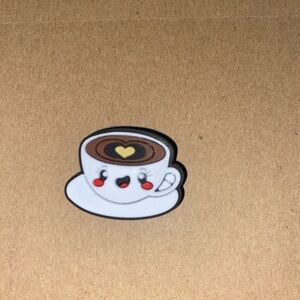 🐊6/$12🐊 Cute Coffee Cup Croc Charm